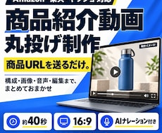 Amazon・楽天の商品紹介動画を丸投げ制作します イメージ1