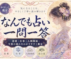 一問一答でやさしく鑑定します イメージ1