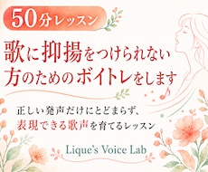 歌に抑揚をつけられない方のためのボイトレをします 正しい発声だけにとどまらず、表現力のある歌声を育てるレッスン