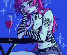 ビビッドなカラーのPOP GIRLを描きます イメージ1