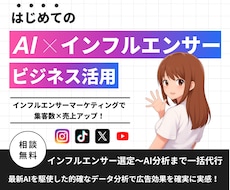 インフルエンサー選定〜PR後AI分析まで代行します 【関西のアパレル系特化】複数名起用可能＋効果分析レポート付き