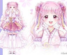 絶対可愛い！バーチャルキャラクターデザイン描きます 絶対的可愛くてキラキラ！こだわりつよめさんおいで！