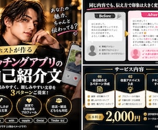 元ホストがマッチングアプリの自己紹介文を作ります イメージ1