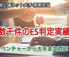 現役人事採用担当者がES仕上げます イメージ1