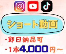 SNS用の動画編集スピード納品承ります スピード納品可能です！（TikTok/リール/Shorts）