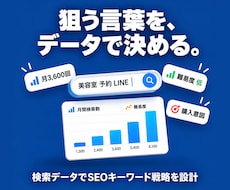 検索データでSEOキーワード戦略を設計します 実データで優先キーワードを絞り込み、戦略の設計図を納品します
