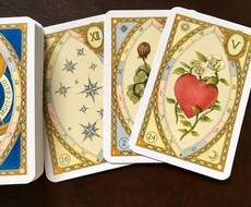 現役対面鑑定士がルノルマングランタブローで占います ☆2種類のオラクルカードからのメッセージもお伝えいたします