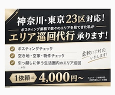 ポスティング業者である私が巡回配布チェック承ります ポスティングのプロだから分かる配布の品質と精度をご報告