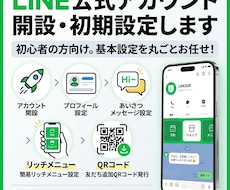LINE公式アカウントを開設・初期設定します イメージ1