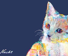 愛猫のうちのこアートを制作します イメージ1