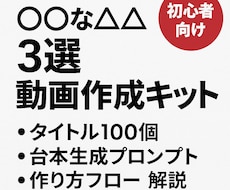 初心者必見！AI動画作成キットで動画作成できます 無料サポート付！AI初心者が収益化可能な副業をスタート！