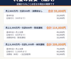 税理士が小規模法人の決算申告を記帳から代行します イメージ1