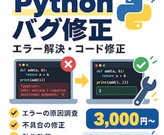 PythonやWebサイトのコードを修正します イメージ1