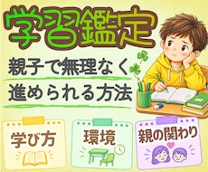 お子さんに合う勉強方法・環境・声掛け鑑定します イメージ1