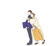 特別価格にて今っぽ線画イラスト作成します ウェルカムボードやSNSのアイコンなどにいかがでしょうか