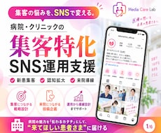 2社限定！クリニックの集客SNSを運用します イメージ1