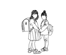 写真から優しい線画をお描きします イメージ1