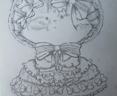 猫のイラスト描ます あなたのお家の猫のイラスト描きます。