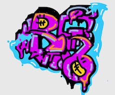 あなただけのグラフィティを描きます イメージ1