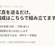 丸投げOKの結婚式プロフィールムービー作ります イメージ1