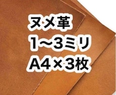 ヌメ革お譲り致します イメージ1