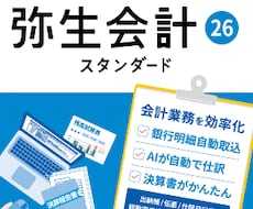 弥生会計シリーズの入力代行します 領収書や通帳の写真を送信するだけ