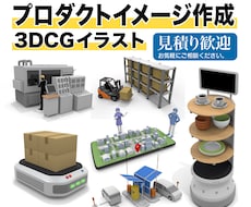 3DCGでご希望のイメージを作成します お客様のイメージを具現化。製品イメージ・解説用のイラスト。