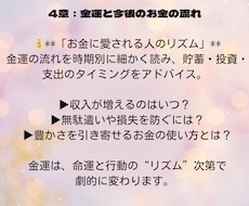 第4章：金運と今後のお金の流れを鑑定します イメージ1