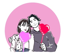 人物イラスト作成致します お気に入りの写真をイラスト化してみませんか？
