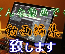 面白い、わかり易い動画など、様々な動画編集をします イメージ1