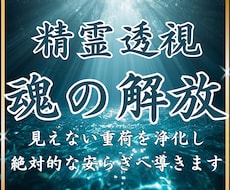 精霊透視　心の苦しみの根源を紐解き魂を解放します 理由もなく辛いあなたへ。精霊が重たい心を軽くし癒やします