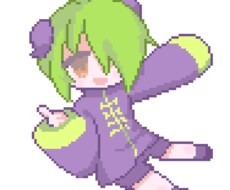 ピクセルアートでミニキャラを描きます 商用利用可能！アクリルキーホルダーやグッズに最適