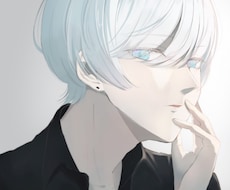 透明感のあるイラストの作成を致します SNSアイコン、動画配信用画像など＊