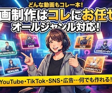 オールジャンル動画制作いたします イメージ1