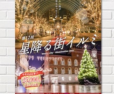 目を引く正統派ポスター作成します 内容が分かりやすく、立ち止まって見たくなるポスター