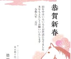 年賀状デザイン作成いたします イメージ1