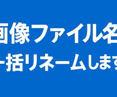 画像ファイル名を一括で変更します イメージ1