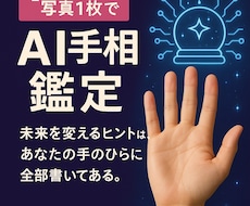 今話題のAI手相鑑定いたします