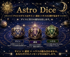アストロダイスはサイン・惑星・ハウスの3種で見ます イメージ1
