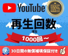 YouTube再生回数❗動画をプロモーションします 高評価も⭐️動画再生回数＋1000増えるまで宣伝します！
