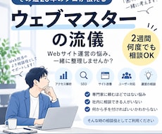 Webサイト運営の悩みを2週間何度でも相談できます イメージ1