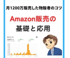 Amazon販売の基礎と応用を教えます 月1200万販売した物販者のコツ