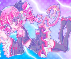 個性的なポップで可愛いイラストを描きます イメージ1