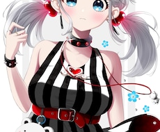 かわいい女の子のイラスト描きます 歌ってみたなどの動画サムネイル·アイコンなどをお描き致します