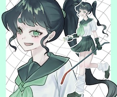 TRPG・配信用の立ち絵イラストを制作いたします 商用利用無料！丁寧なヒアリングで理想を形に
