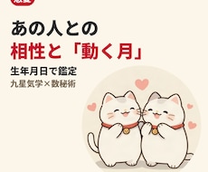あの人との相性と動く月を生年月日で鑑定します イメージ1
