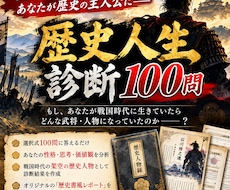 あなたが歴史上で生きた証を診断します イメージ1