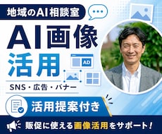 AI画像を販促・SNS・広告にどう使うか提案します 60分ヒアリングから、御社に合うAI画像活用案をまとめます