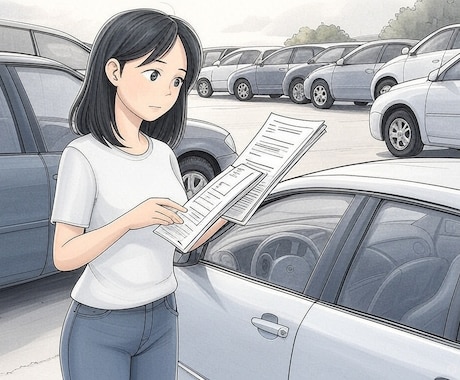 自分で中古車の現車確認がしっかりできる方法教えます 誰でもできる！チェックシート＆詳細解説付で安心の現車確認を！ イメージ1