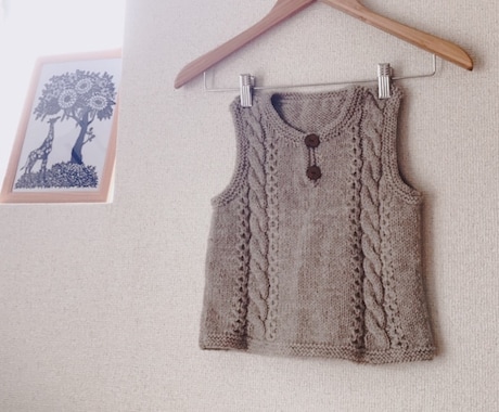 編み物代行いたします 棒針編み、かぎ針編み対応❁⃘こども服120cmまで対応❁⃘ イメージ2